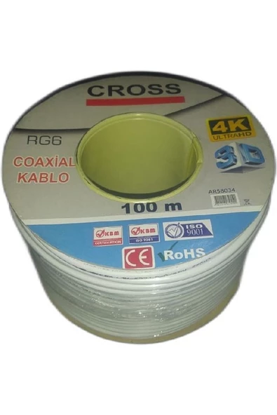 Çanak Anten Kablosu Rg6 U4  (64TEL) ürün görseli 1