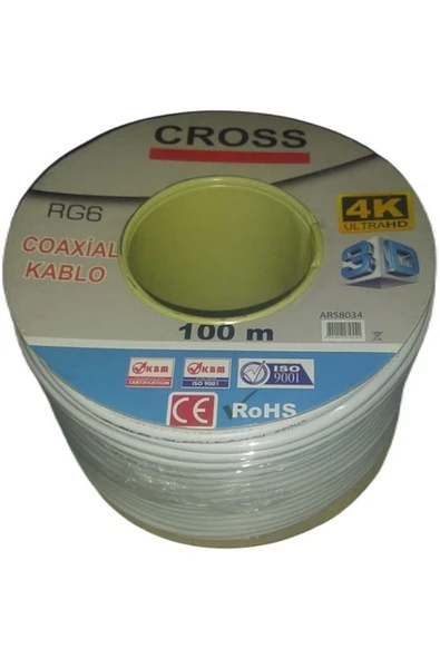 Çanak Anten Kablosu Rg6 U4  (64TEL) - Resim 3