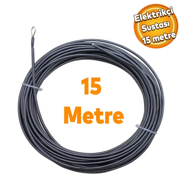 Eltos EES001 Kablo Kablo Kanalı Kablo Geçirme Elektrikci Sustası Takviyeli 15 METRE ürün görseli 1