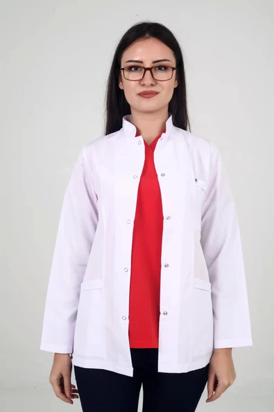 Ceket Boy Hakim Yaka Doktor Öğretmen Laboratuvar Önlüğü ürün görseli 1