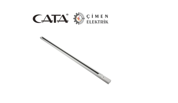 5 ADET 3 METRE CATA CT 9712 Monofaze Spot Rayı Beyaz  Renk ürün görseli 1