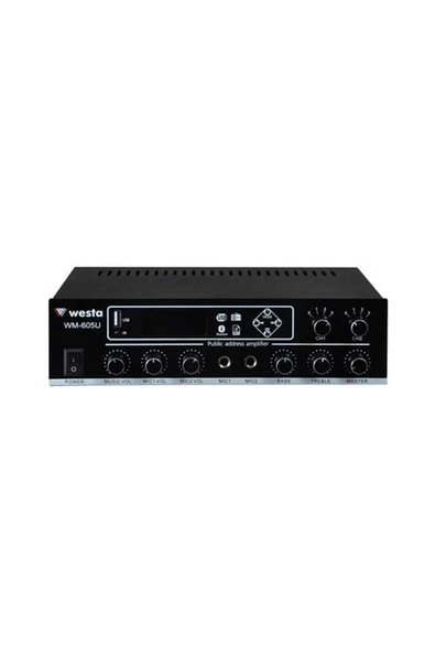 Wm-605U Hat Trafolu 2 Bölgeli 100W Power Mikser WESTA ürün görseli 1