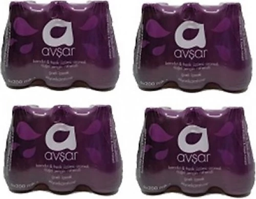 Avşar Karadut Frenk Üzümü Aromalı Maden Suyu 24x200 ml - Resim 2