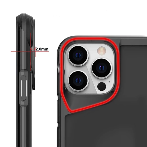 iPhone 15 Pro Kılıf  T-Max Kapak - Resim 2