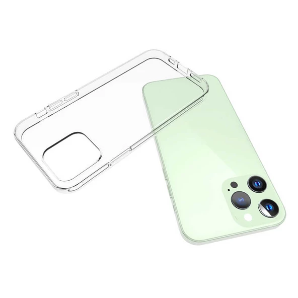 iPhone 15 Pro Kılıf Süper Silikon Kapak - Resim 4