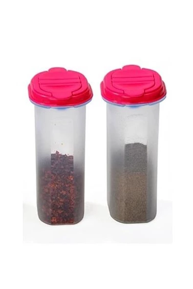 Moonstar İkili Baharatlık Tuzluk Karabiberlik Pratik Kullanım 2X200ML ürün görseli 1