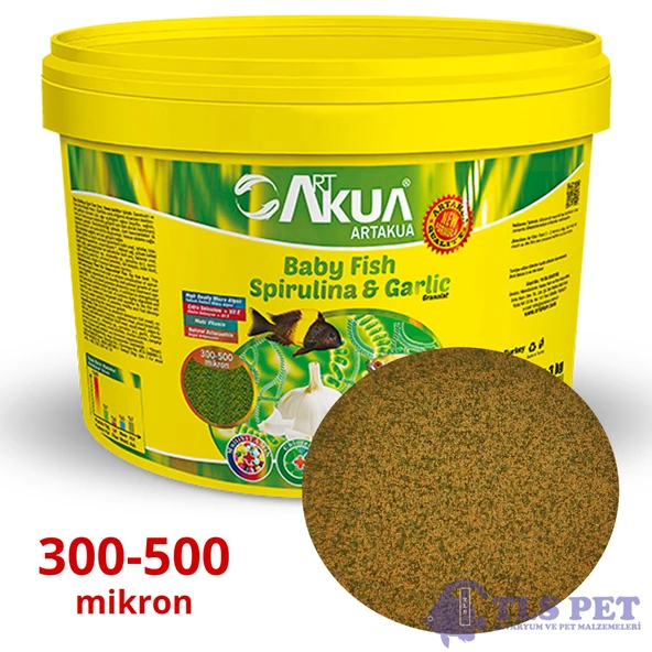 ArtAkua Sarımsaklı Yavru Balık Yemi 1 KG (Kovadan Bölme) ürün görseli 1
