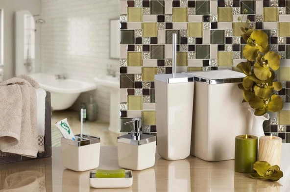 Primanova Toskana 5 Parça Banyo Seti 5 Renk Seçeneği ürün görseli 1