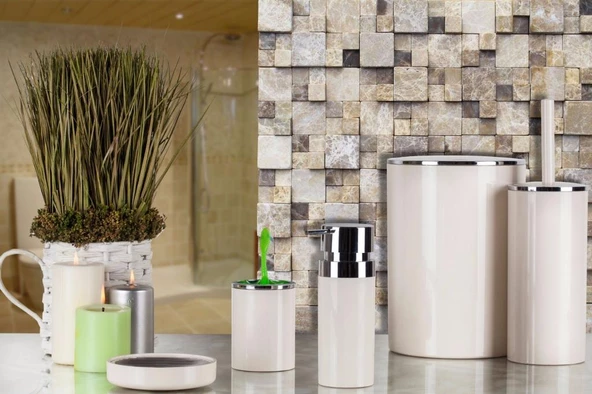 Primanova Lenox 5 Parça Banyo Seti 5 RENK SEÇENEĞİ - Resim 5
