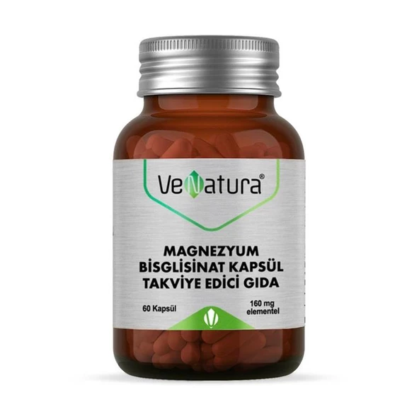 VeNatura Magnezyum Bisglisinat Kapsül 160 mg 60 Kapsül ürün görseli 1