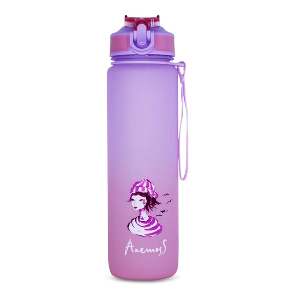 Anemoss Denizci Kız Tritan Matara 1000 ml ürün görseli 1
