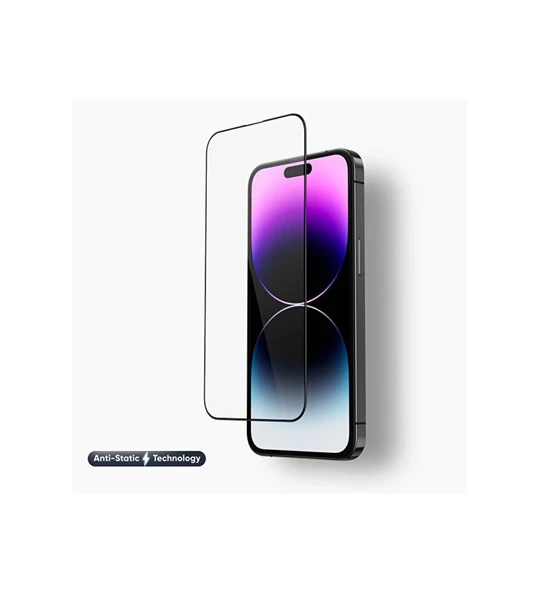 Vendas iPhone 14 Pro Max Uyumlu Anti-Statik 9D Full Cover Temperli Cam Ekran Koruyucu ürün görseli 1