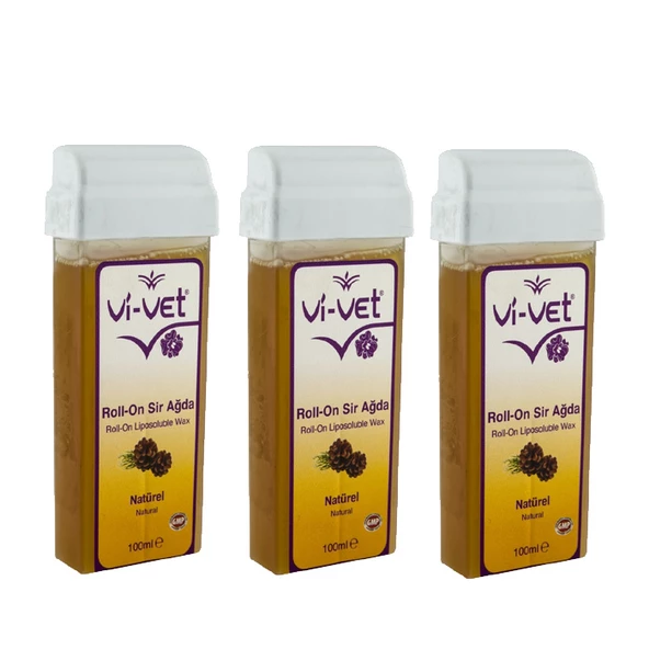 Vi-Vet Natürel Roll-On Sir Ağda 100 ML x 3 ürün görseli 1