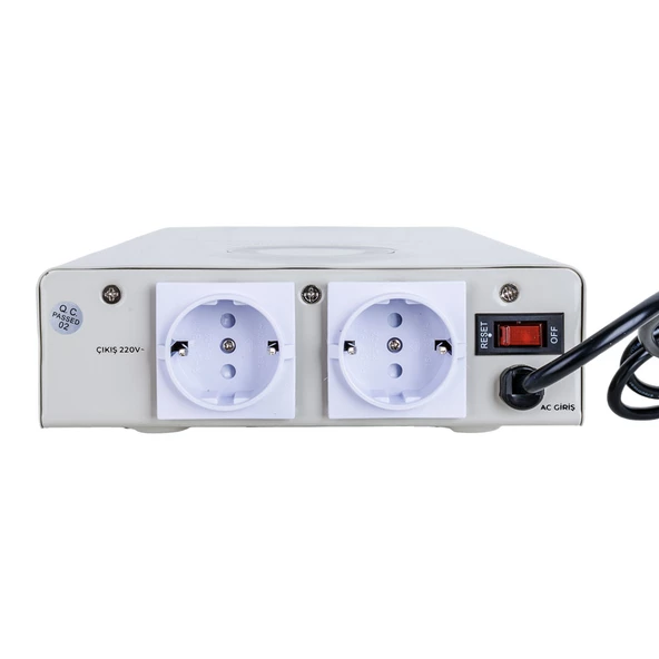 Powermaster SLIM-2000 Otomatik 2000 Watt Kombi Voltaj Regülatörü - Resim 2