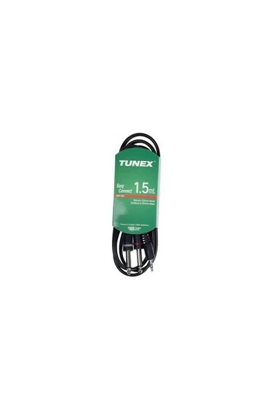 Tunex 6.3 mm Mono Jak To 3.5 mm Stereo Kablo 1.5m ürün görseli 1