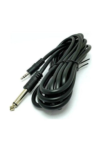 Tunex 6.3 Mm Mono Jak To 3.5 Mm Stereo Kablo 3m ürün görseli 1