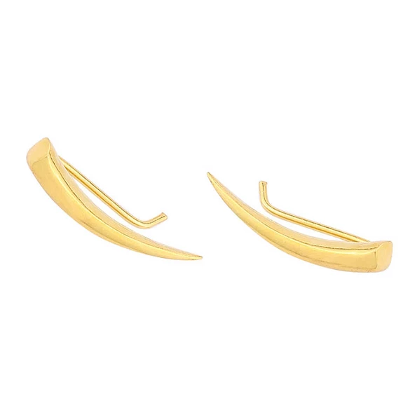 925 Ayar Gümüş Diş Earcuff Küpe ürün görseli 1