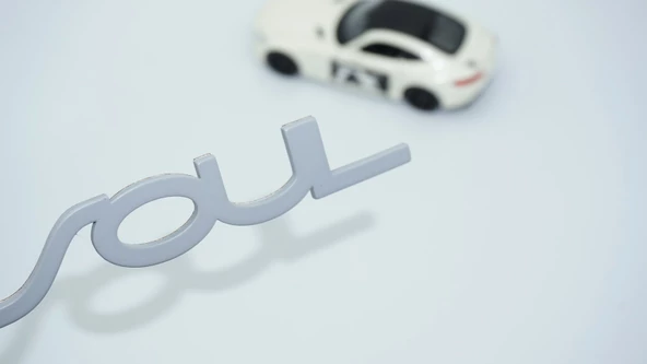 DK Tuning Soul Bagaj Gri ABS 3M 3D Yazı Logo Kia İle Uyumlu ürün görseli 1