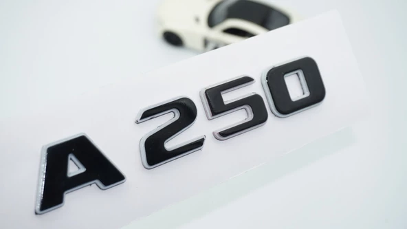 DK Tuning A 250 Bagaj Gri Siyah ABS Yazı Logo Benz İle Uyumlu ürün görseli 1
