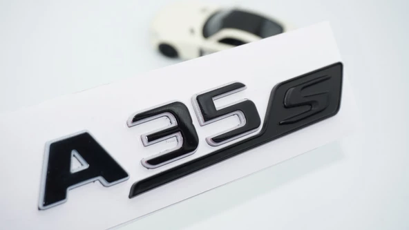 DK Tuning A 35S Bagaj Gri Siyah ABS Yazı Logo Benz İle Uyumlu ürün görseli 1