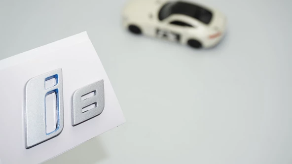 DK Tuning i8 Bagaj Gri ABS 3M 3D Yazı Logo Bmw İle Uyumlu ürün görseli 1