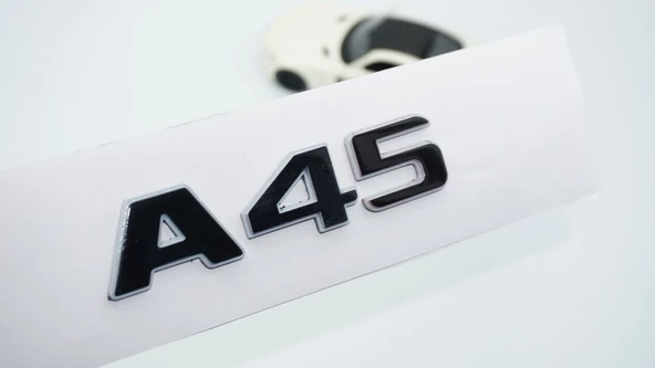 DK Tuning A 45 Bagaj Gri Siyah ABS Yazı Logo Benz İle Uyumlu ürün görseli 1