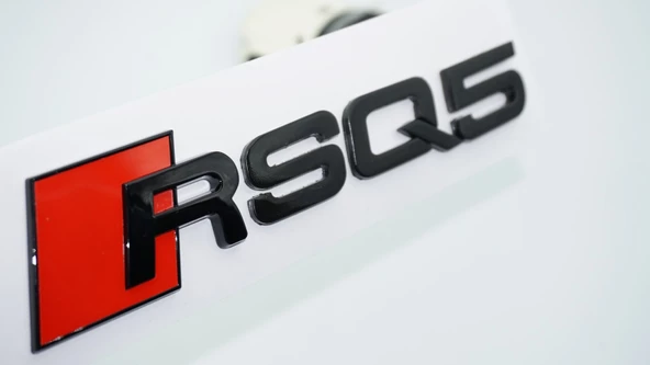 DK Tuning RSQ5 Siyah ABS 3M 3D Bagaj Logo Audi İle Uyumlu ürün görseli 1