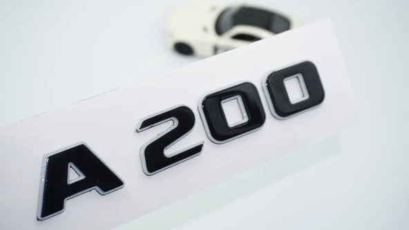 DK Tuning A 200 Bagaj Gri Siyah ABS Yazı Logo Benz İle Uyumlu ürün görseli 1