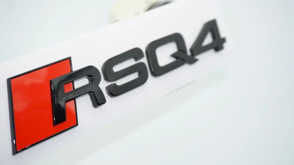 DK Tuning RSQ4 Siyah ABS 3M 3D Bagaj Logo Audi İle Uyumlu ürün görseli 1