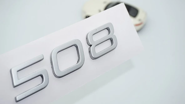 DK Tuning Peugeot 508 Ön Kaput 2022+ Gri ABS Logo Amblem ürün görseli 1