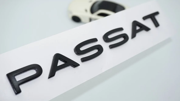 DK Tuning Passat Yeni Nesil B9 Siyah Bagaj Yazı Volkswagen İle Uyumlu ürün görseli 1