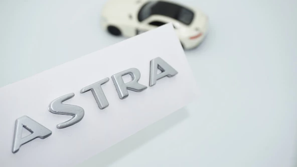 DK Tuning Astra Bagaj Gri ABS Yazı Logo Amblem Opel İle Uyumlu ürün görseli 1