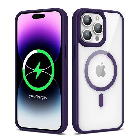 iPhone 14 Pro Max Kılıf Magsafe Wireless Şarj Özellikli Silikon Ege Kapak Kılıf ürün görseli 1