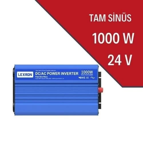 Lexron 1000w-24v Tam Sinüs İnverter ürün görseli 1