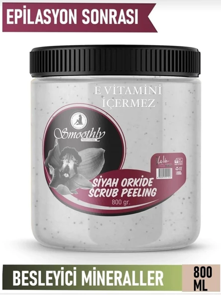 Peeling El,Ayak,Vücud Nemlendirici-Onarıcı  Siyah Orkide Aromalı Peeling 800ml ürün görseli 1