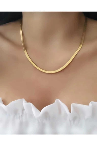 Kısa italyan zincir kolye Anneler Gününe Özel ürün görseli 1