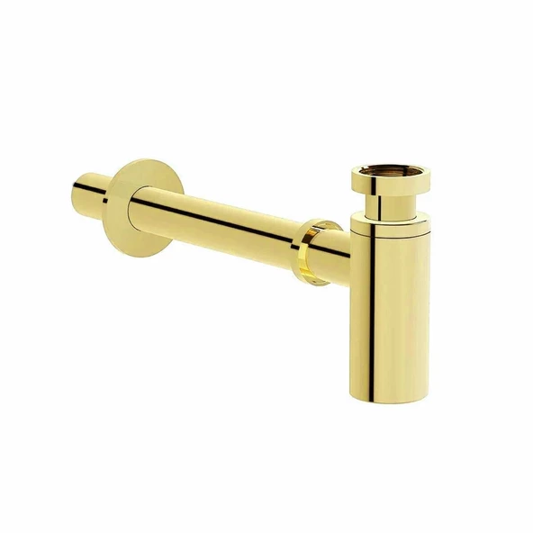 A4512323-Vitra Origin Lavabo Sifonu - T Tipi - Altın ürün görseli 1