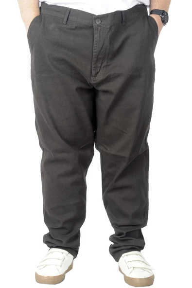 Mode XL Büyük Beden Erkek Gabardin Pantolon Doğa 22850 Kahverengi ürün görseli 1