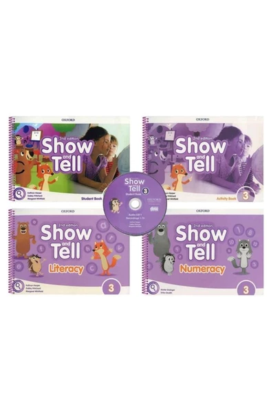 Show And Tell 3 Student Book +activity +literacy +numeracy +cd (2nd Edition) ürün görseli 1