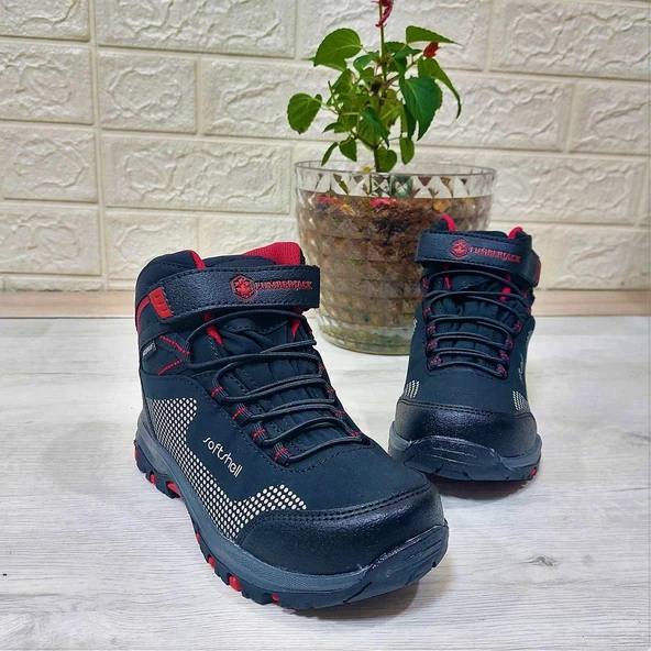 Lumberjack Fuller Hı Siyah Waterproof Softshell Çocuk Bot - Resim 5