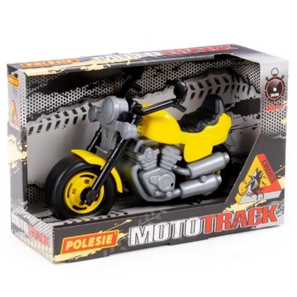 Polesie Cross Yarış Motorsikleti 25 Cm Sarı - POL-92298 ürün görseli 1