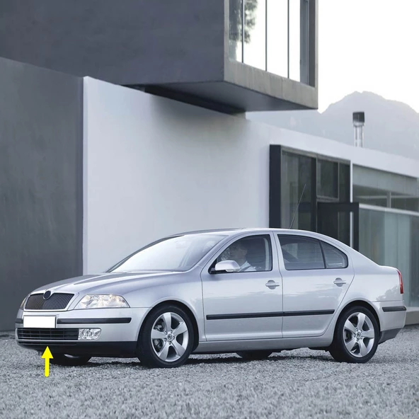 Skoda Octavia 2 A5 2005-2008 Ön Tampon Alt Spoyler Karlık 1Z0807061 ürün görseli 1