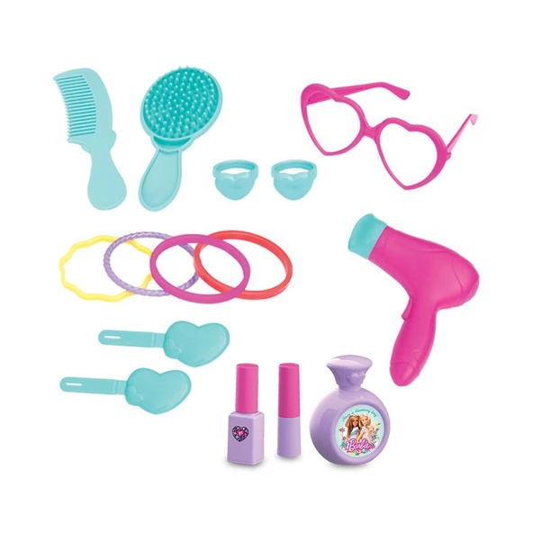 03486 BARBIE GÜZELLİK SET BAVULUM - Resim 3