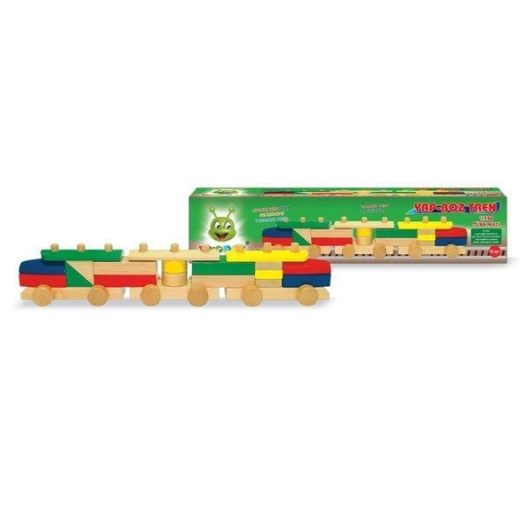 002KR Woodoy Yapboz Tren ürün görseli 1