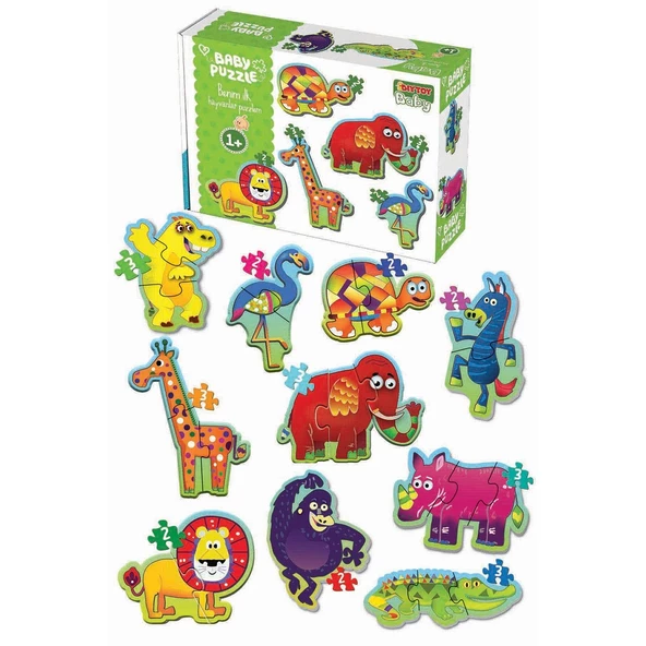 1727 BABY PUZZLE BENİM İLK PUZZLEM ORMAN HAYVANLARI ürün görseli 1