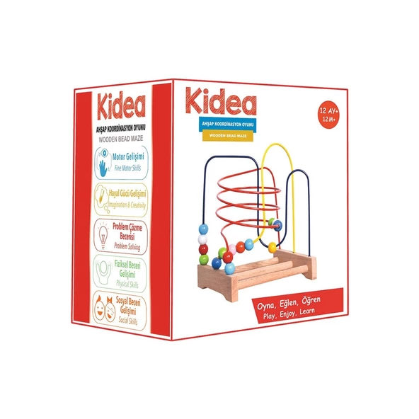 KID-1031 AHŞAP KORDİNASYON OYUNU ürün görseli 1