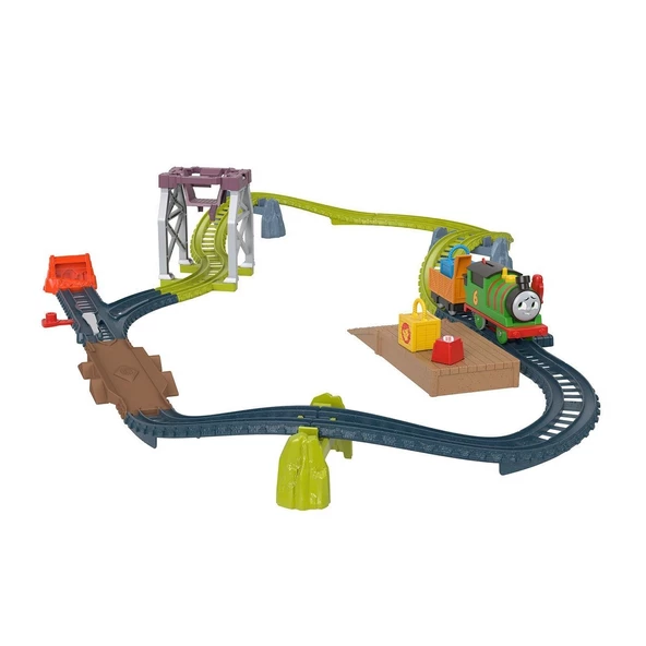 HGY78 Thomas ve Arkadaşları - Motorlu Tren Seti - Resim 3