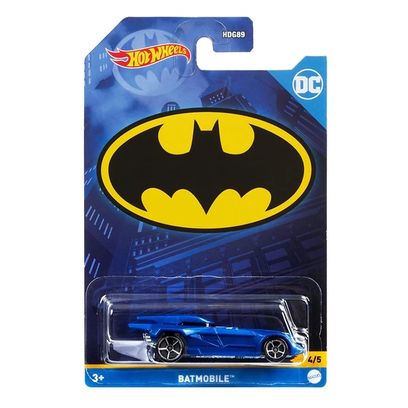 HDG89 Hot Wheels Batman Temalı Arabalar - Resim 5