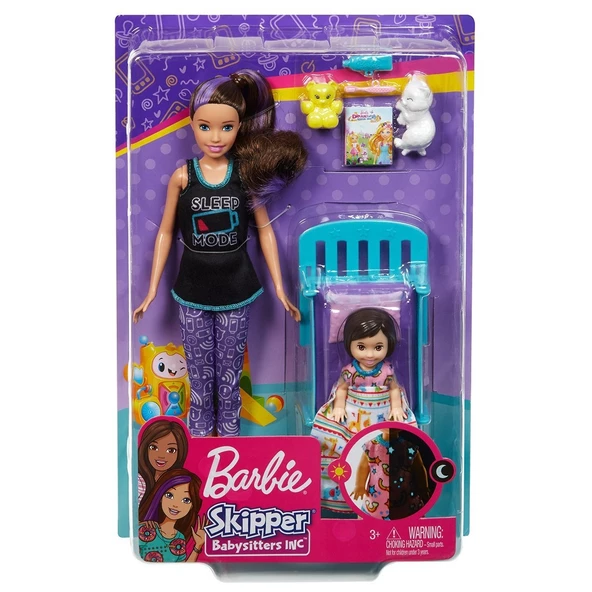 FHY97 Skipper Bebek Bakıcısı Bebeği ve Aksesuarları Oyun Seti ürün görseli 1