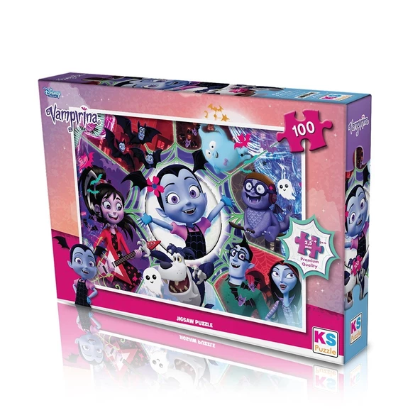 VP714 Vampirina 100 Parça Çocuk Puzzle -KS Puzzle ürün görseli 1